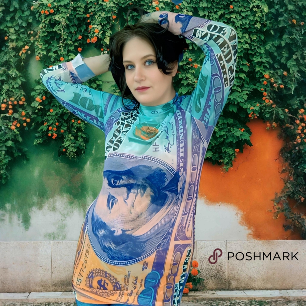 Colorful Long Sleeve Dress